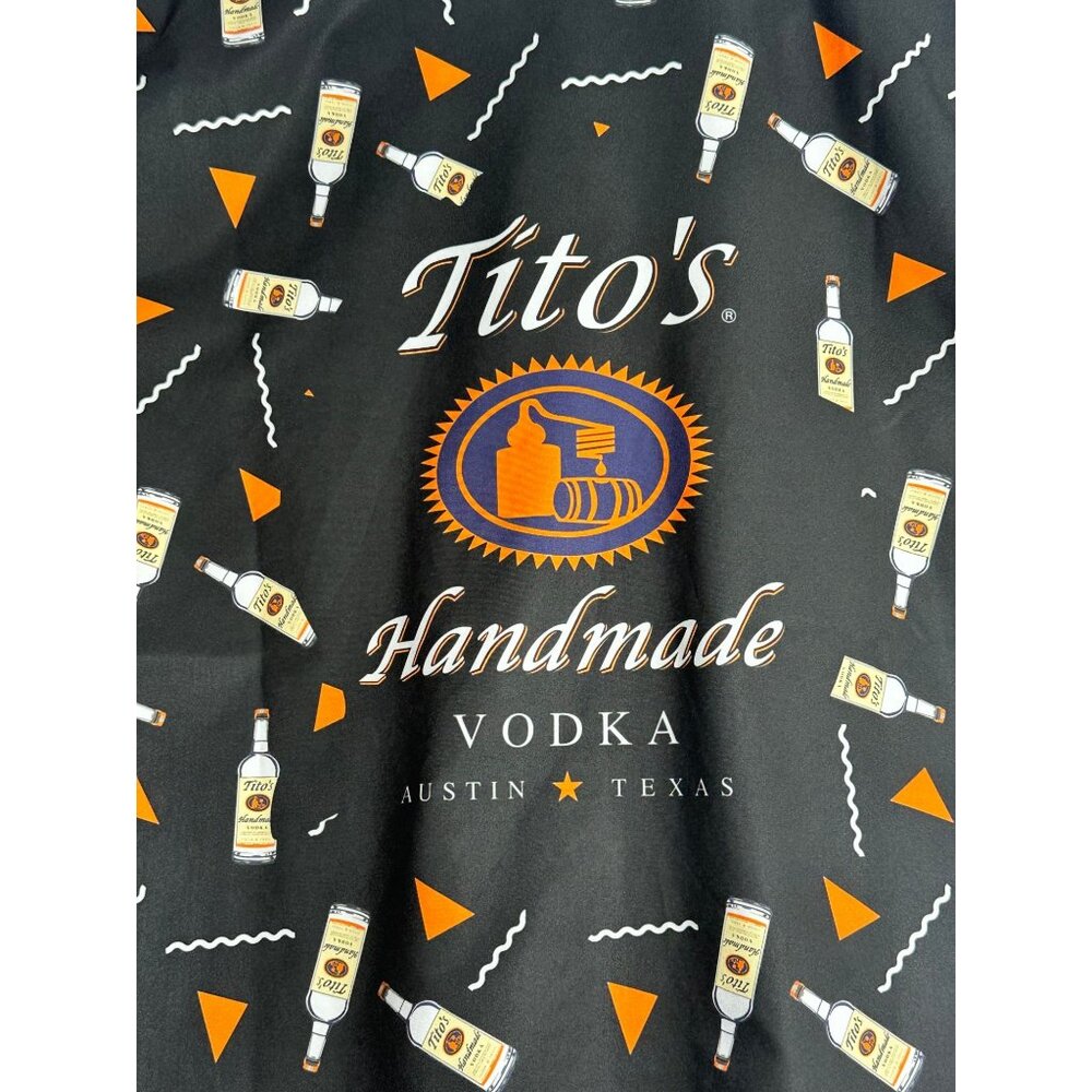 Tito's Handmade Vodka Austin Texas Allover Print Shirt Womens XL